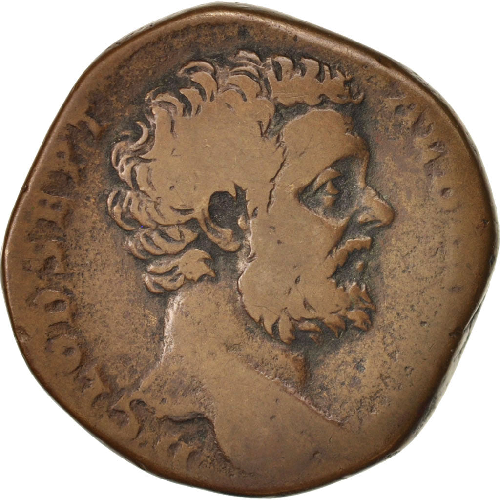 Coin, Clodius Albinus, Sestertius, Roma, F(12-15), Bronze, RIC:54b