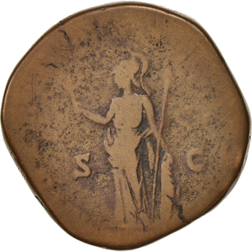 Coin, Clodius Albinus, Sestertius, Roma, F(12-15), Bronze, RIC:54b