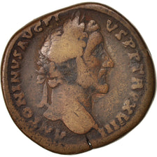 Münze, Antoninus Pius, Sesterz, 156-157, Roma, SGE+, Bronze, RIC:928