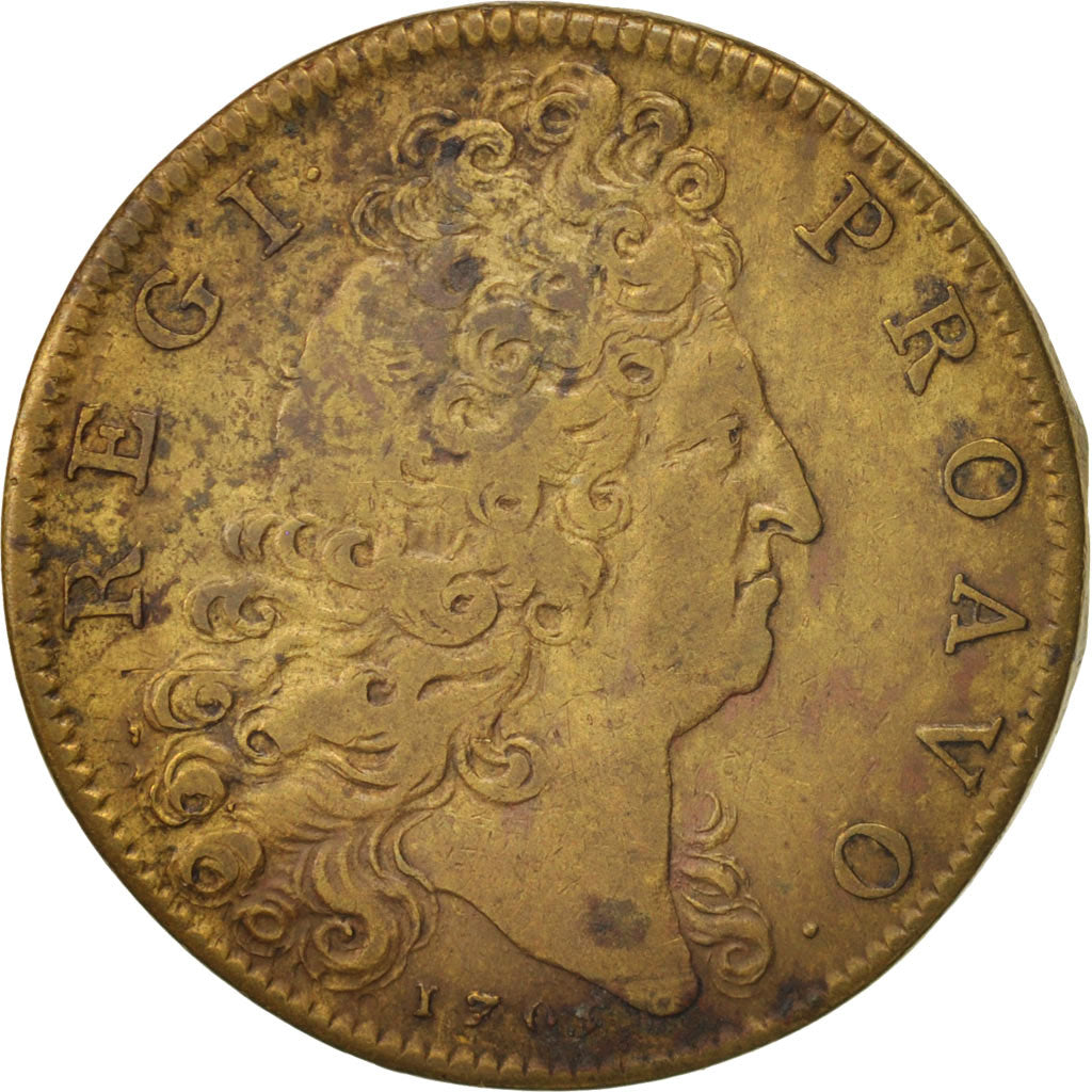 Francia, Token, États d'Artois, Louis XIV, 1705, BB, Ottone, Feuardent:6885