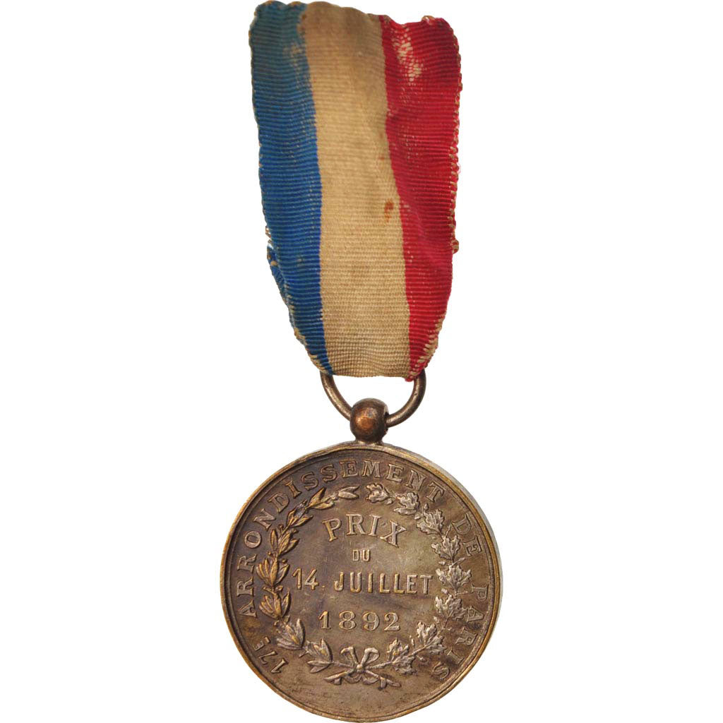 France, 17e arrondissement de Paris, Prix du 14 juillet 1892, Medal, 1892, Very