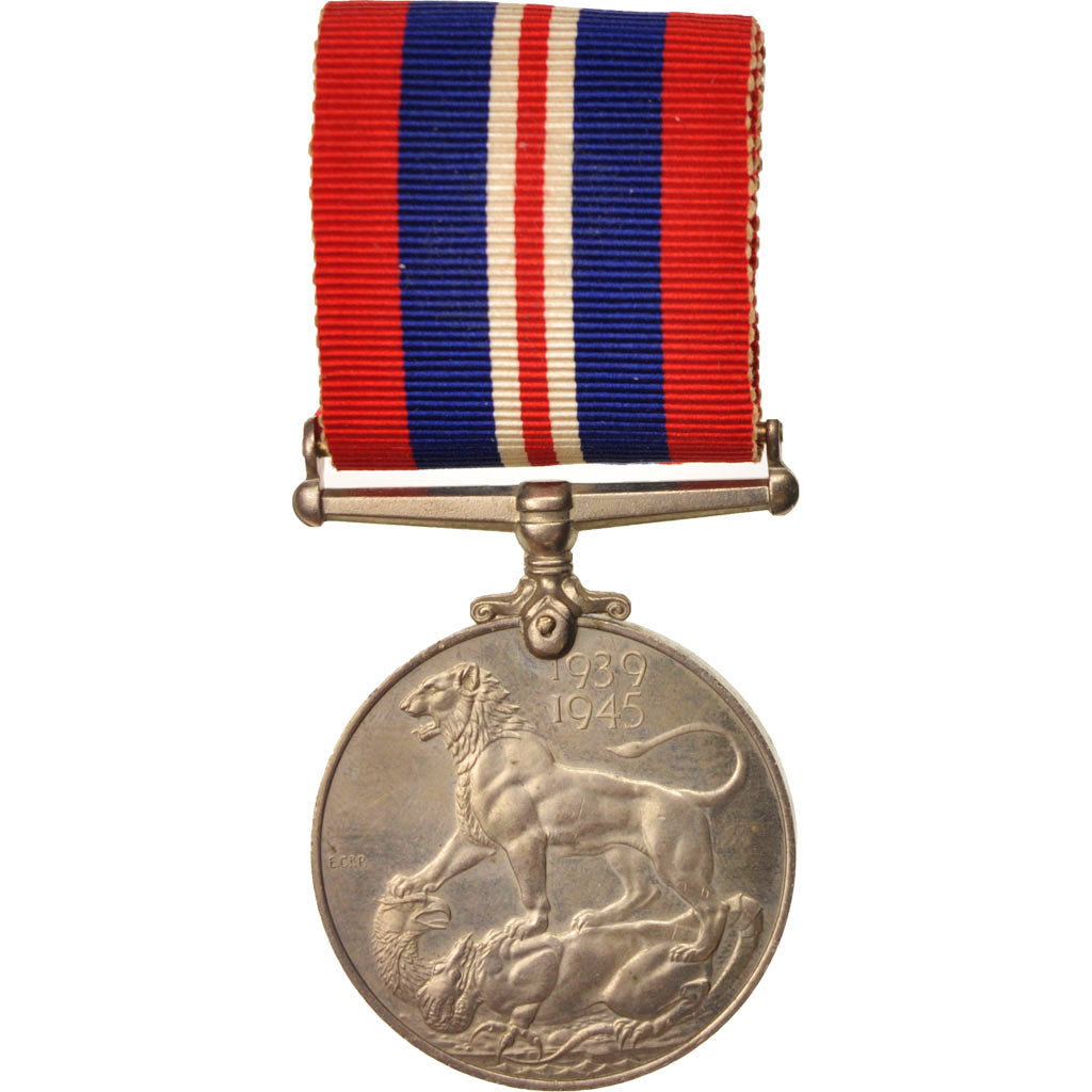 Reino Unido, War Medal 1939-45, Medal, 1939-1945, Muy buen estado, Níquel, 35.5