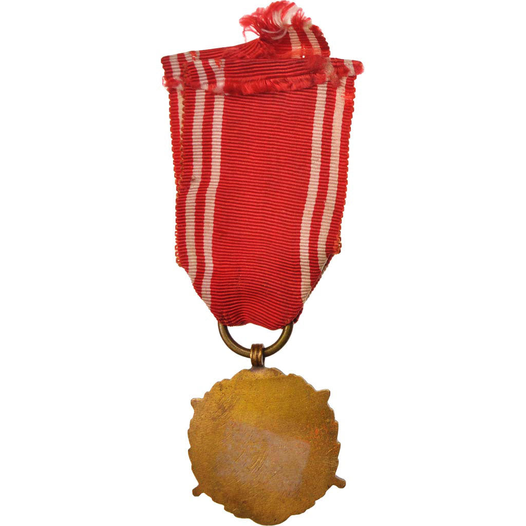Poland, Deserved service medal, Medal, Very Good Quality, Bronze