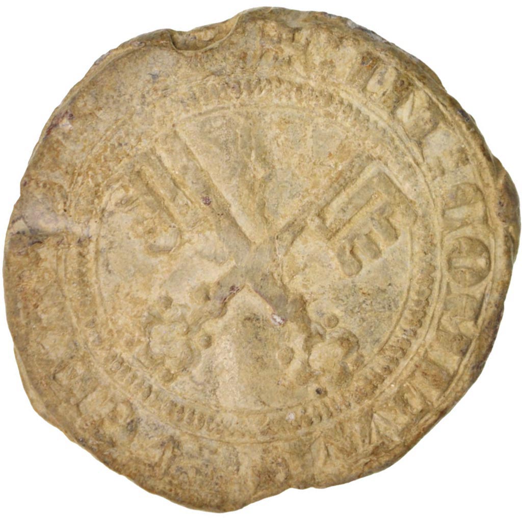 Vatican, Seal, Clément VI, Papal Bullae, 1342-1352, Lead, EF(40-45)