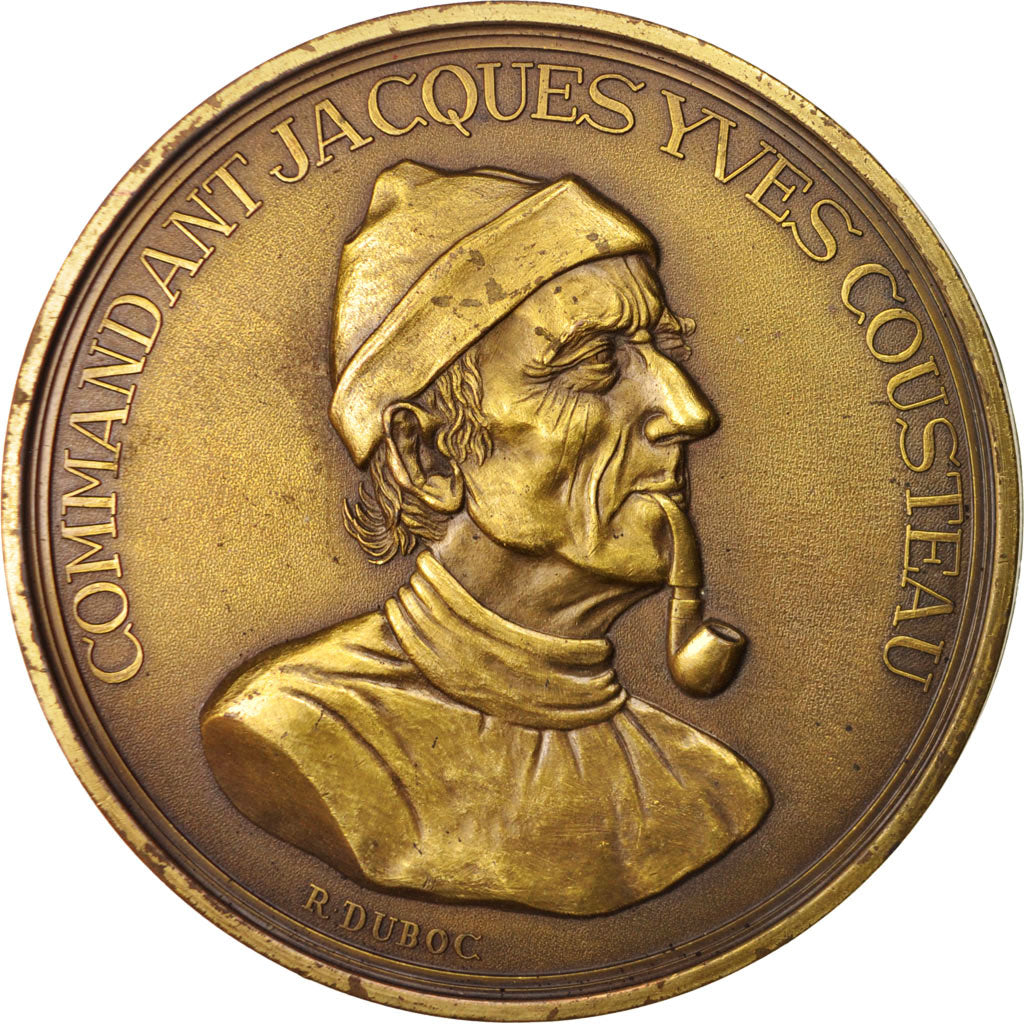 France, Medal, Commandant Jacques Yves Cousteau, French Fifth Republic