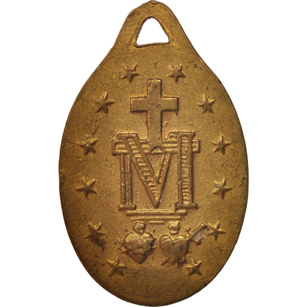 France, Medal, The Virgin, Religions & beliefs, AU(50-53), Copper