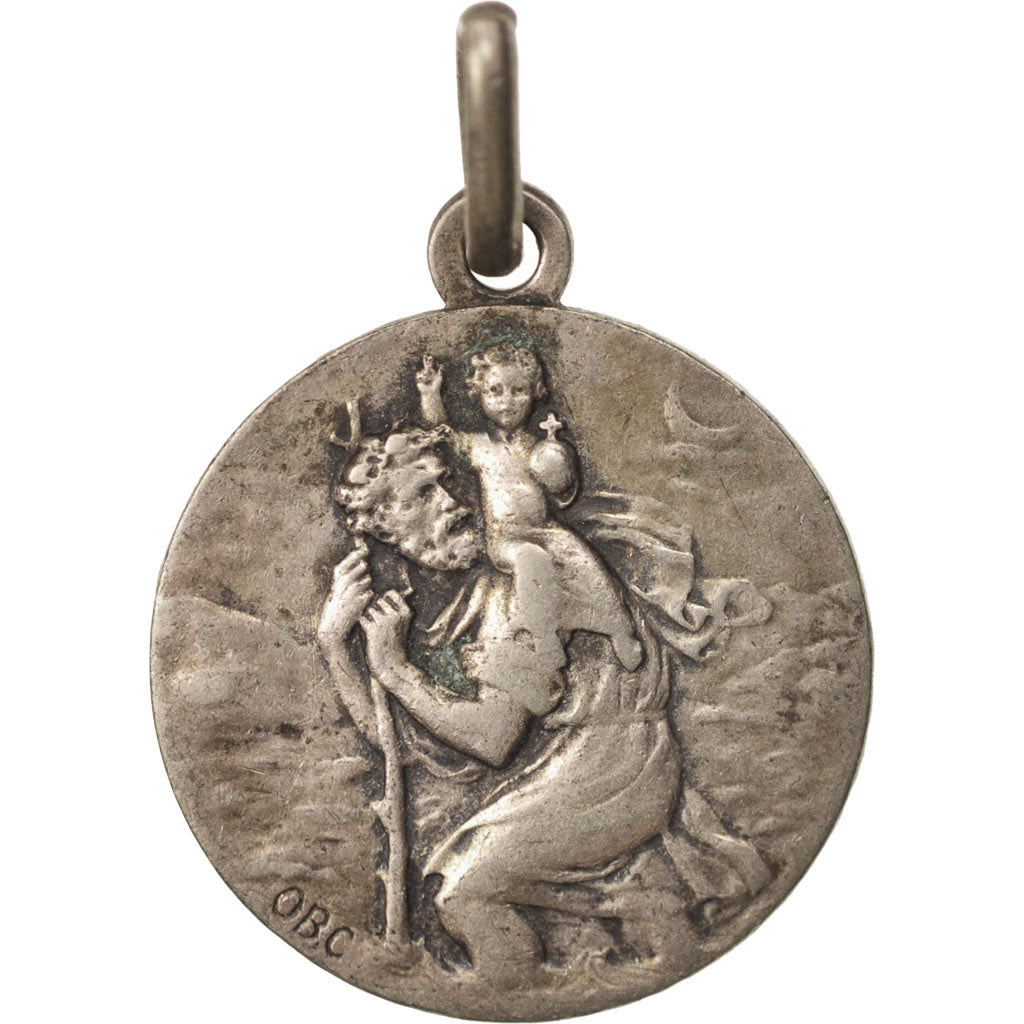 France, Medal, St Christophe, Religions & beliefs, AU(50-53), Bronze