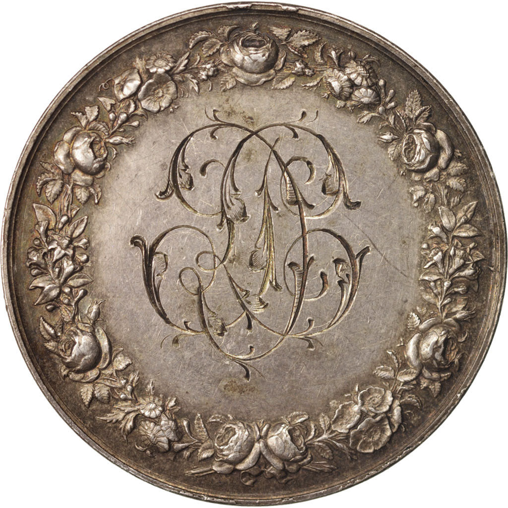 France, Medal, Wedding medal, Religions & beliefs, 1900, Lagrange, AU(55-58)