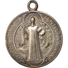 France, Medal, Saint Benoît, Religions & beliefs, 1880, MS(63), Silver