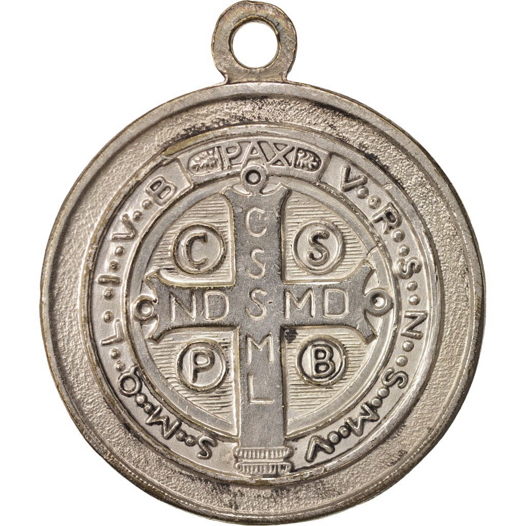 France, Medal, Saint Benoît, Religions & beliefs, 1880, MS(63), Silver