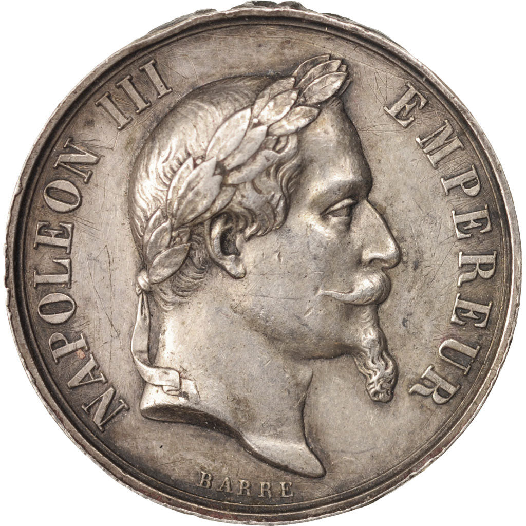 France, Medal, Napoléon III, Ministère de l'Intérieur, Actes de dévouement