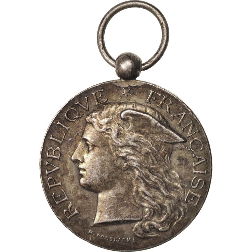 France, Ministère de l'Intérieur, Épidémies, Medal, 1892, Excellent Quality