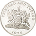 Coin, TRINIDAD & TOBAGO, 5 Dollars, 1975, Franklin Mint, MS(65-70), Silver, KM:8