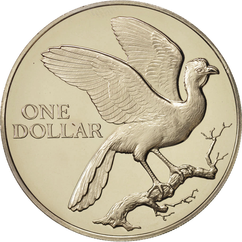 TRINIDAD & TOBAGO, Dollar, 1975, Franklin Mint, MS(65-70), Copper-nickel, KM:23