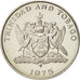 TRINIDAD & TOBAGO, 25 Cents, 1975, Franklin Mint, MS(65-70), Copper-nickel