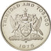 TRINIDAD E TOBAGO, 25 Cents, 1975, Franklin Mint, FDC, Rame-nichel, KM:28