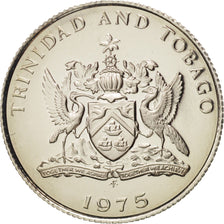 TRINIDAD E TOBAGO, 10 Cents, 1975, Franklin Mint, FDC, Rame-nichel, KM:27