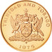 TRINIDAD & TOBAGO, 5 Cents, 1975, Franklin Mint, FDC, Bronce, KM:26