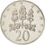 Munten, Jamaica, Elizabeth II, 20 Cents, 1976, Franklin Mint, USA, FDC