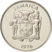 Moneta, Giamaica, Elizabeth II, 25 Cents, 1976, Franklin Mint, USA, FDC