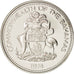 Bahamas, Elizabeth II, 25 Cents, 1974, Franklin Mint, U.S.A., MS(65-70), Nickel