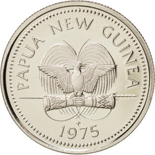 Papua New Guinea, 5 Toea, 1975, Franklin Mint, MS(65-70), Copper-nickel, KM:3