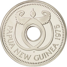 Moneda, Papúa-Nueva Guinea, Kina, 1975, FDC, Cobre - níquel, KM:6