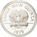 Papúa-Nueva Guinea, 5 Kina, 1975, Franklin Mint, FDC, Plata, KM:7a