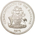 Monnaie, Bahamas, Elizabeth II, 10 Dollars, 1975, Franklin Mint, U.S.A., FDC