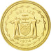 Belize, 5 Cents, 1974, Franklin Mint, MS(65-70), Nickel-brass, KM:39