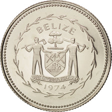 Belize, 10 Cents, 1974, Franklin Mint, MS(65-70), Copper-nickel, KM:40