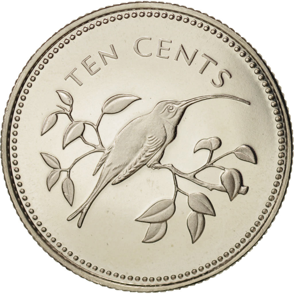 Belize, 10 Cents, 1974, Franklin Mint, MS(65-70), Copper-nickel, KM:40