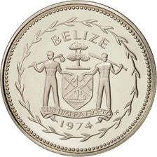 Belize, 50 Cents, 1974, Franklin Mint, MS(65-70), Silver, KM:42a