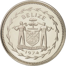 Belize, 50 Cents, 1974, Franklin Mint, FDC, Argent, KM:42a