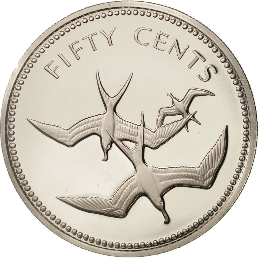 Belize, 50 Cents, 1974, Franklin Mint, MS(65-70), Silver, KM:42a