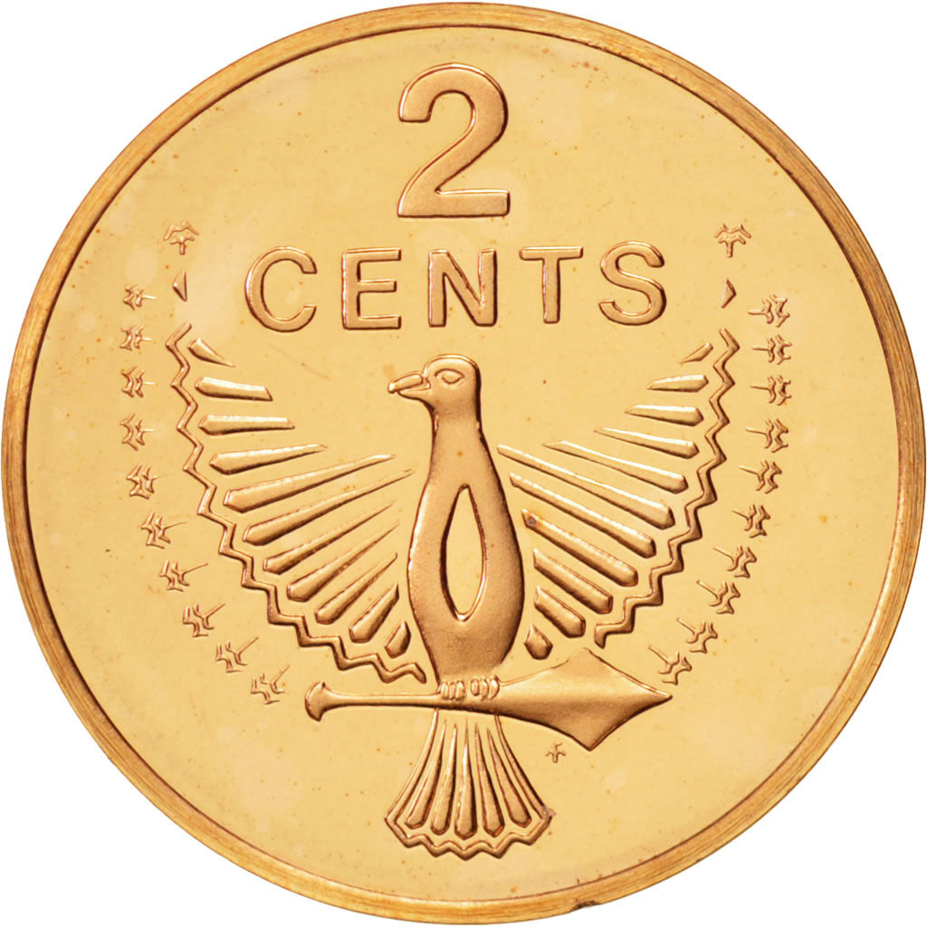 Solomon Islands, 2 Cents, 1978, MS(65-70), Bronze, KM:2