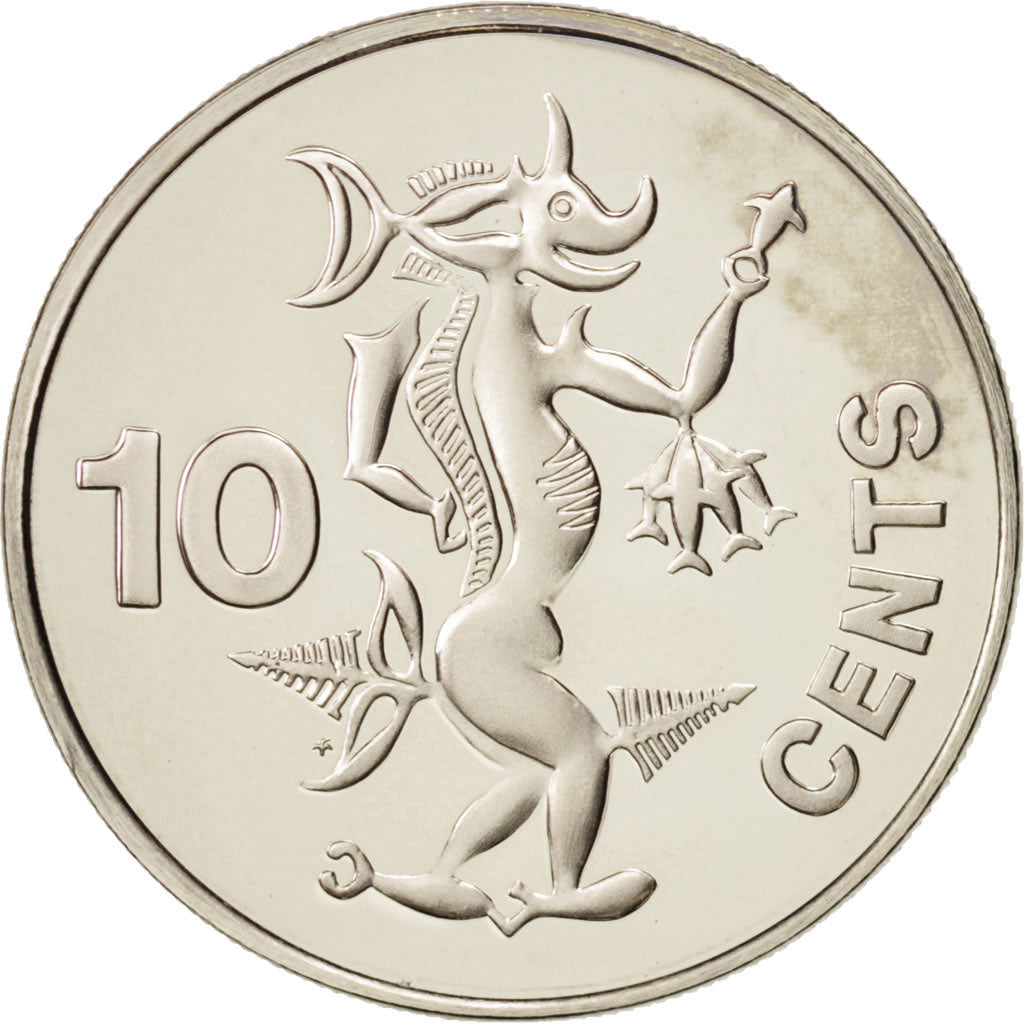 Coin, Solomon Islands, 10 Cents, 1978, MS(65-70), Copper-nickel, KM:4