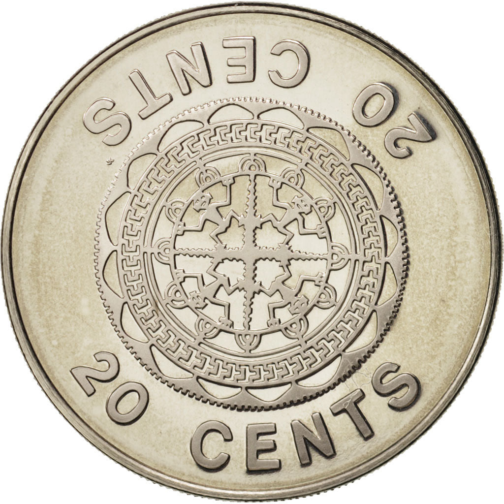 Coin, Solomon Islands, 20 Cents, 1978, MS(65-70), Copper-nickel, KM:5