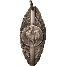 Francia, Medal, Coq gaulois, Politics, Society, War, XXth Century, MBC+, Bronce