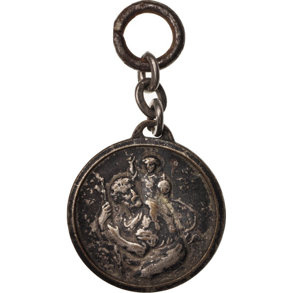 Frankreich, Medal, Saint Theresa and Saint Christophe, Religions & beliefs, SS