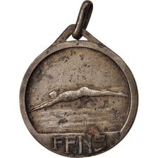 Frankreich, Medal, FFNS, Brevet du nageur scolaire, Arts & Culture, S+, Silvered