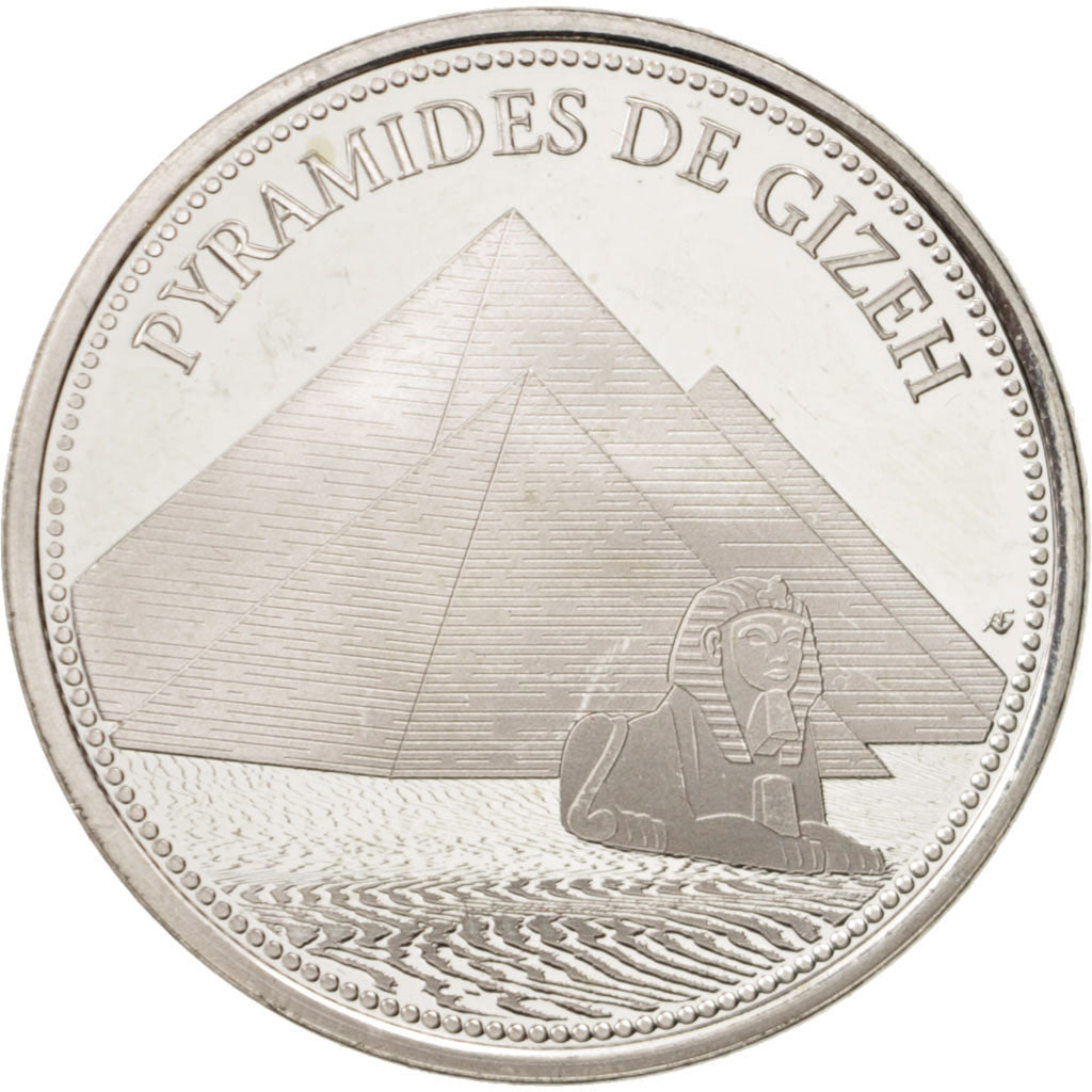 Frankreich, Medal, Merveilles du monde, Pyramides de Gizeh, Arts & Culture, UNZ