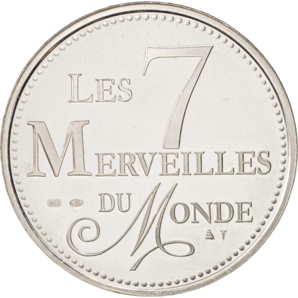 Frankreich, Medal, Merveilles du monde, Pyramides de Gizeh, Arts & Culture, UNZ