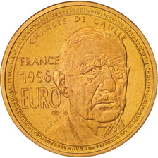 France, Medal, Charles De Gaulle, History, 1996, SUP+, Vermeil