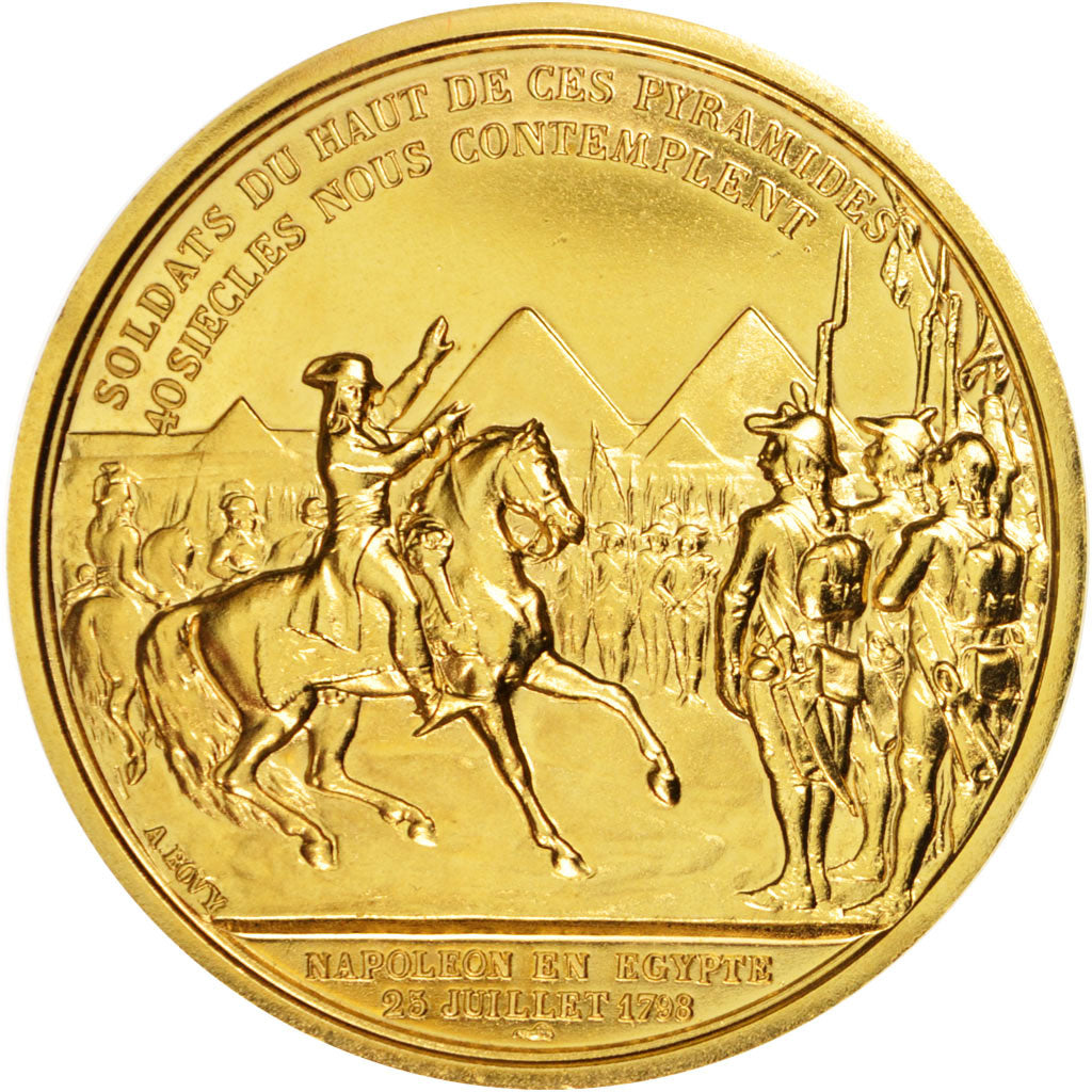 France, Medal, Napoléon en Égypte, First French Empire, History, 1798, Bovy