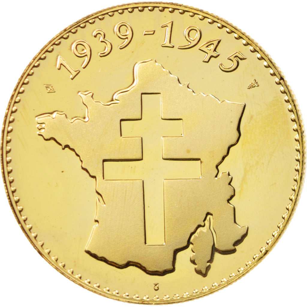 France, Medal, Conseil de la Résistance, Jean Moulin, French Fifth Republic