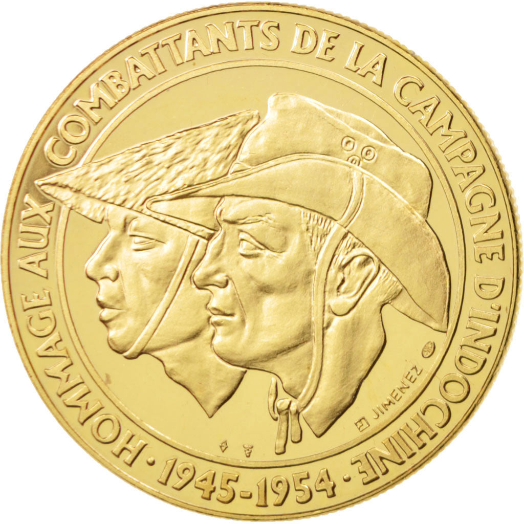 Frankreich, Medal, Guerre d'Indochine, Hommage aux combattants, History, STGL