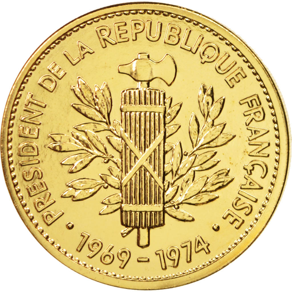 France, Medal, Georges Pompidou, Président de la République Française