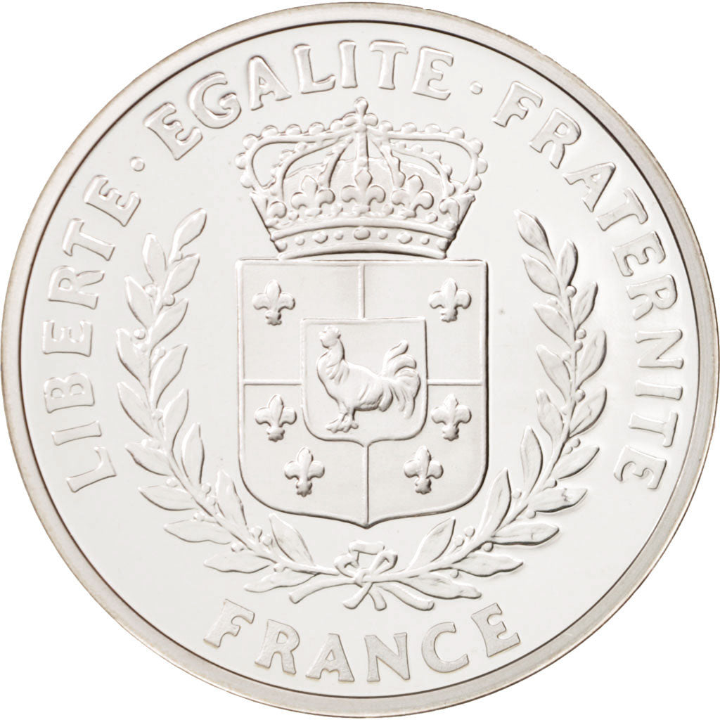 France, Medal, 50eme anniversaire du Nouveau Franc, History, 2010, MS(65-70)