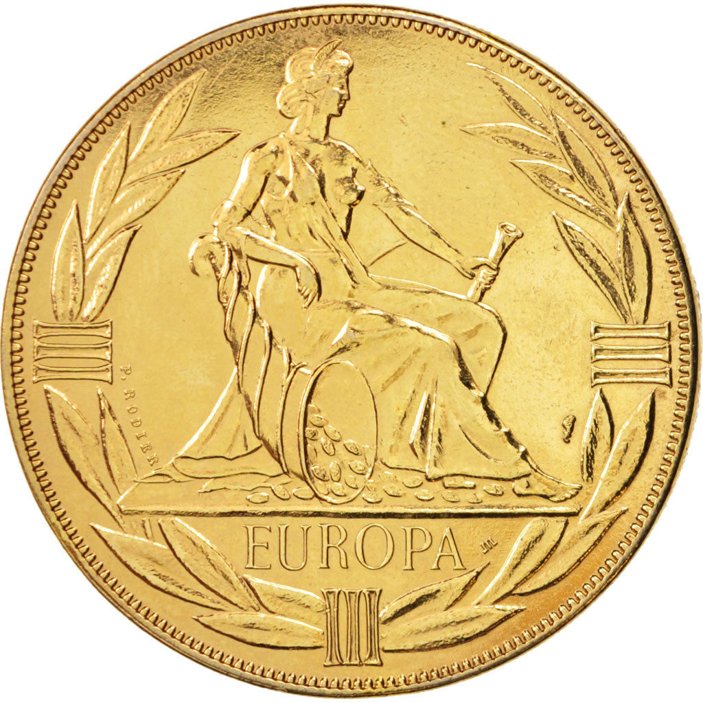 Frankreich, Medal, European coinage test, 1 ecu, History, 1983, VZ, Cupro-nickel